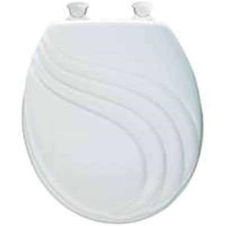 Chesterfield 27EC-000 Toilet Seat Round Swirl White CH106311